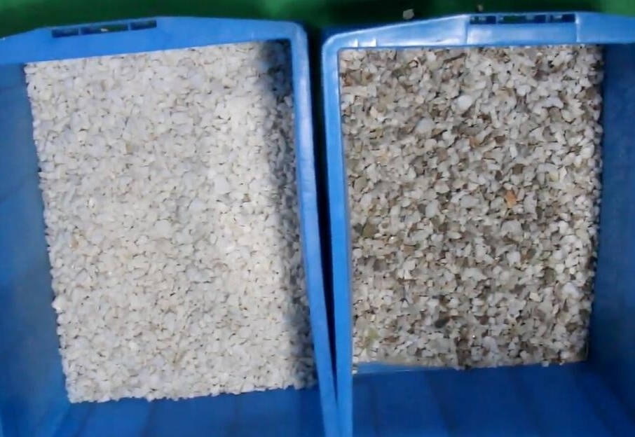 Máquina de classificação automática de aço inoxidável da cor do pó do minério do projeto 2022 novo para o mineral do minério