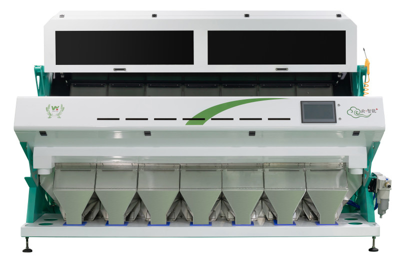 Máquina de classificação plástica da cor de 448 canais com sistema de controle remoto de Wifi