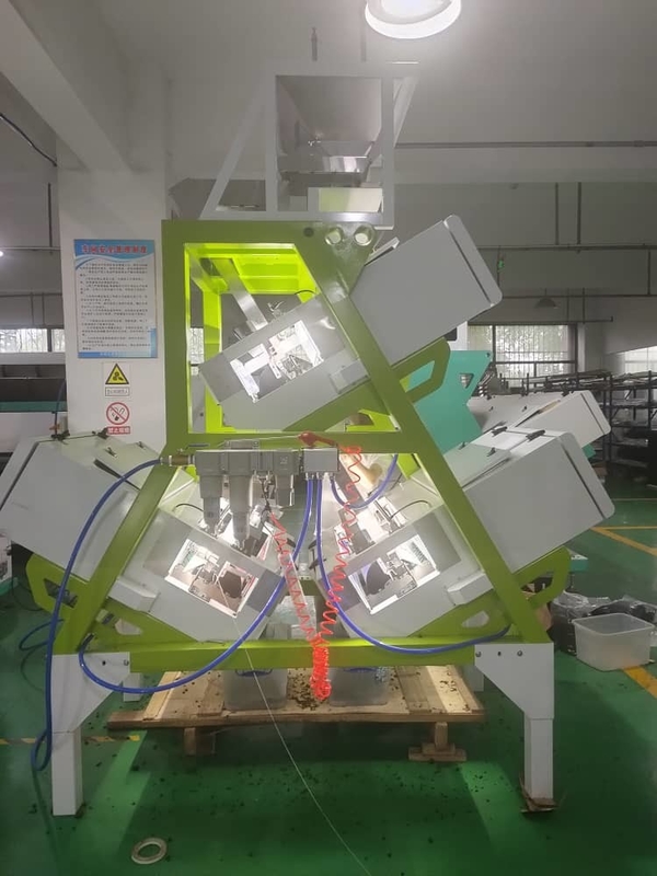 Máquina do classificador de WenYao FPGA Chip Black Green Tea Color para remover as hastes do chá