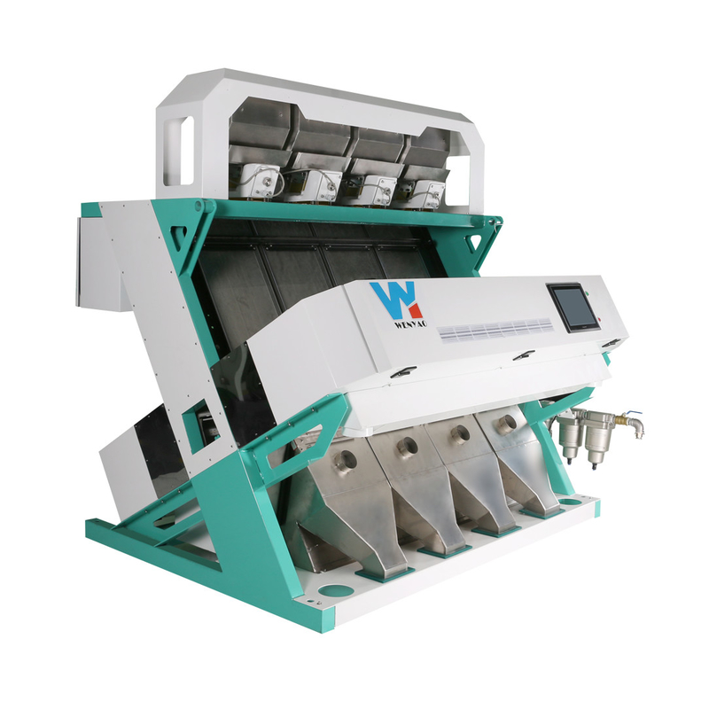 Café Bean Color Sorter High Capacity de 4 canais das rampas 256