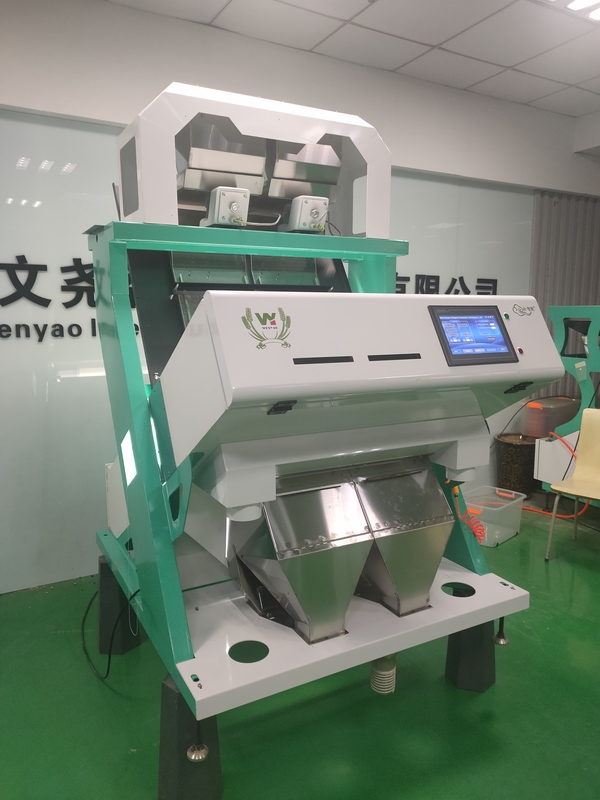 2 máquina plástica do classificador da cor das rampas 99,99% com câmera do CCD