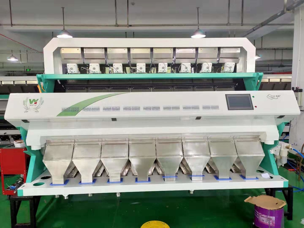 Máquina de vibração do classificador da cor do trigo da peneira da câmera do CCD 2 anos de garantia