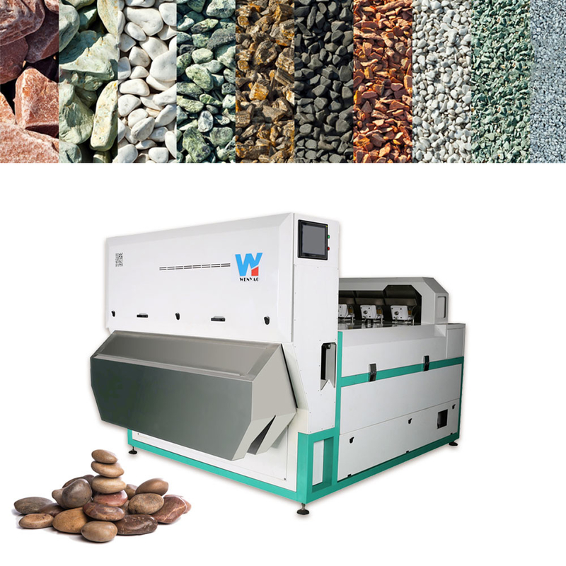 Máquina de classificação mineral automática da eficiência elevada para a pedra 1000kg/H de quartzo