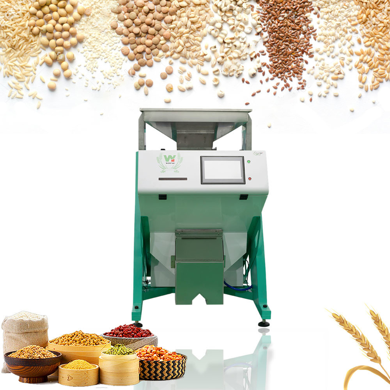 Wenyao 1 classificador ótico Multifunction inteligente do RGB da máquina de classificação da cor do CCD do classificador da cor do arroz das rampas