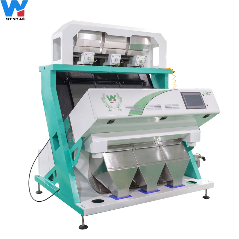 Máquina 2 do classificador da cor da grão das luzes do diodo emissor de luz do CCD de WENYAO - 6T/H