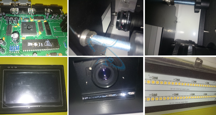 Sensor ótico inteligente de alta resolução do CCD da máquina de classificação da cor do metal