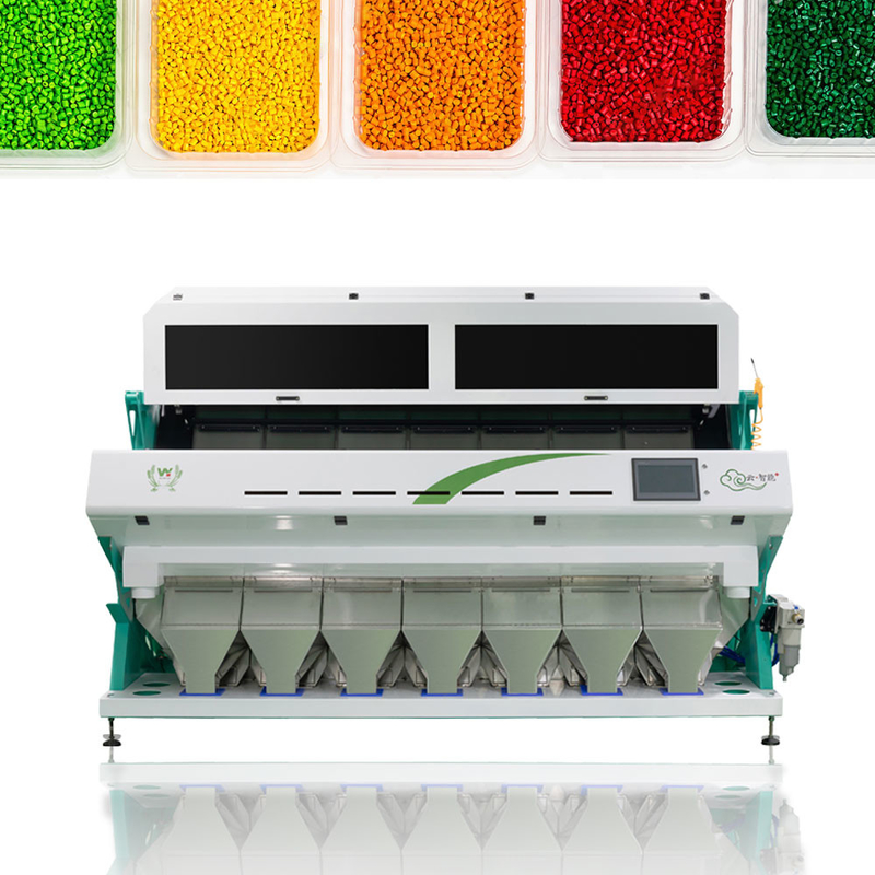 Classificador plástico ótico da cor do CCD para a máquina de processamento de reciclagem plástica garantia de 2 anos