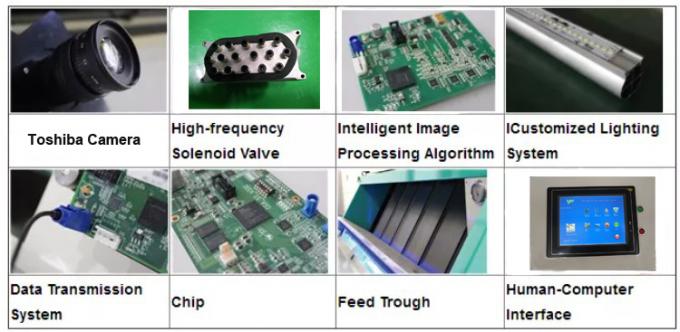6 chute câmera óptica CCD inteligente PET PVC HDPE plástico máquina de classificação de cores Wifi remoto 5