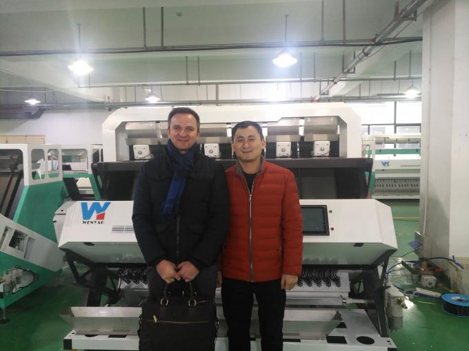 6 chute câmera óptica CCD inteligente PET PVC HDPE plástico máquina de classificação de cores Wifi remoto 8