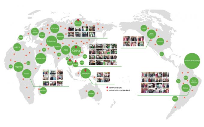 6 chute câmera óptica CCD inteligente PET PVC HDPE plástico máquina de classificação de cores Wifi remoto 19