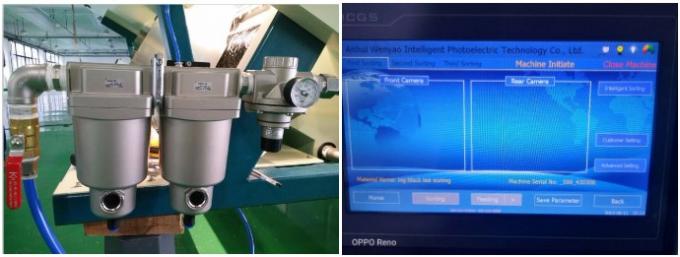 10 Máquina de classificação de cores de vidro branco para classificação de cores com controle remoto WiFi 8