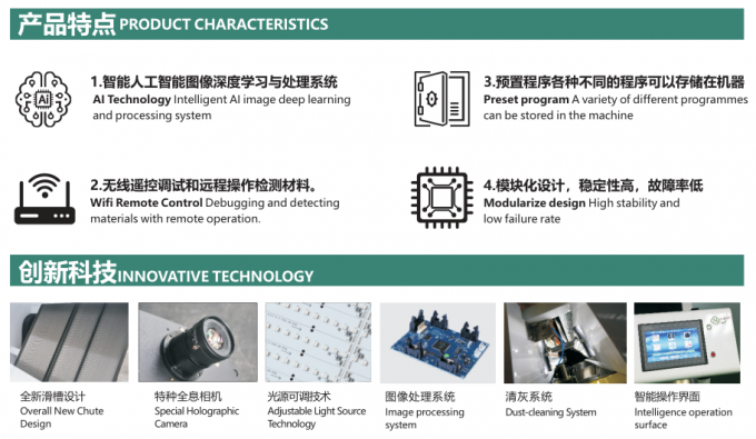 Máquina de triagem óptica de chá para processamento de chá 5