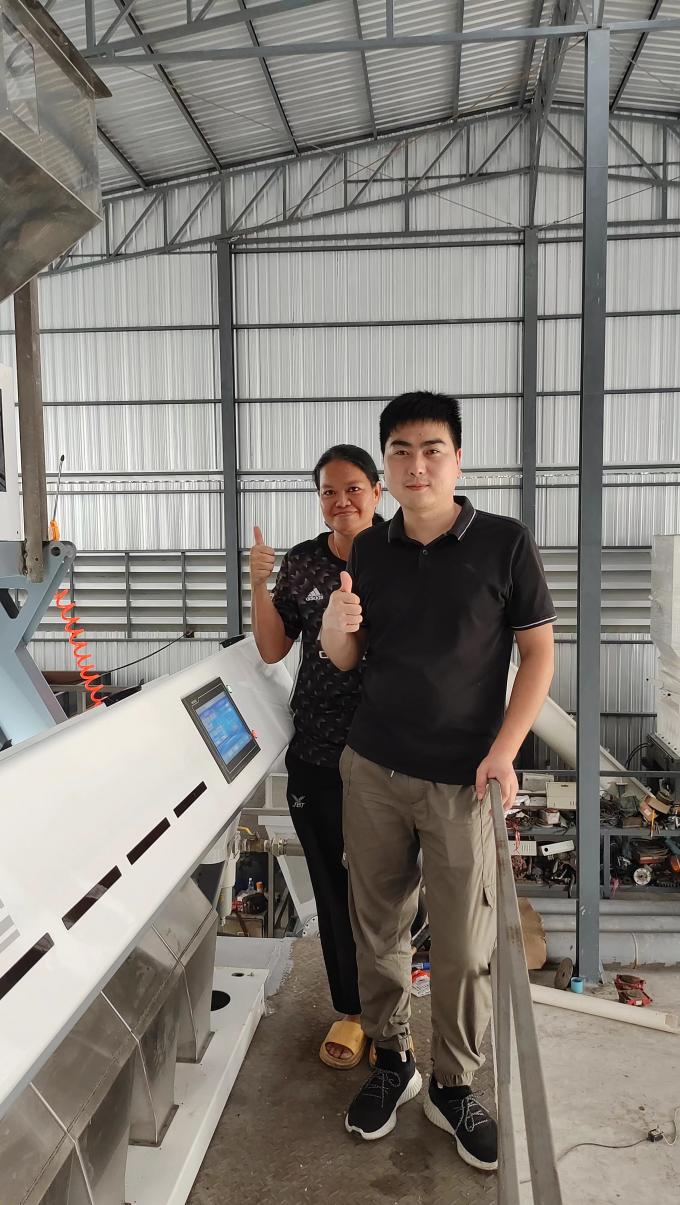 Máquina de classificação de cores de flocos de plástico preto CCD inteligente Codificador de cores Máquina de separação de cores de alta eficiência para PVC PET 18