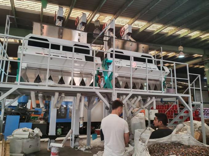 Máquina de classificação de cores de flocos de plástico preto CCD inteligente Codificador de cores Máquina de separação de cores de alta eficiência para PVC PET 20