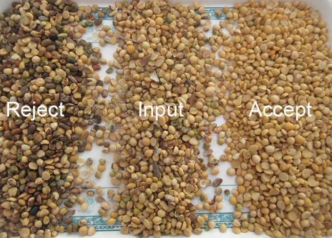 Separador de cores inteligente CCD Câmera Cereais Arroz Soja Color Sorter para Agricultura 3