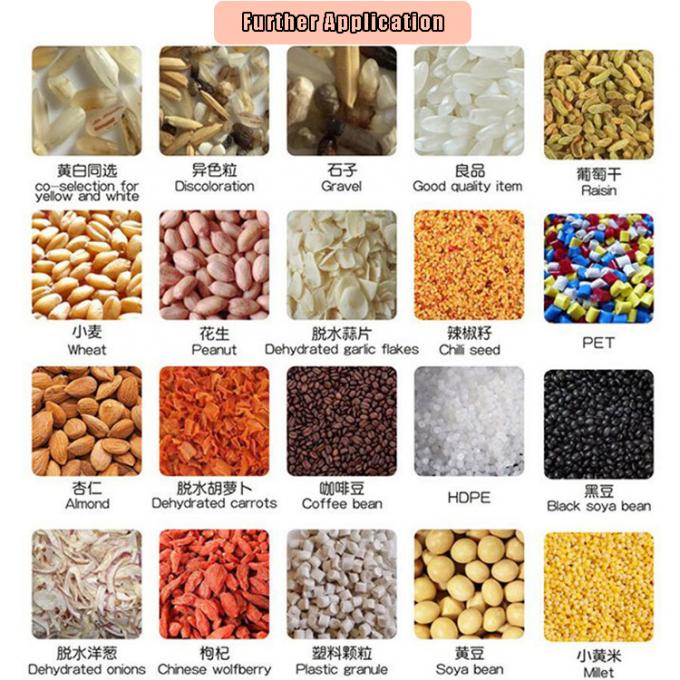 AI Aprendizagem Cinturão Inteligente Estilo Amendoim Nozes Pistache Nozes Color Sorter Machine 9