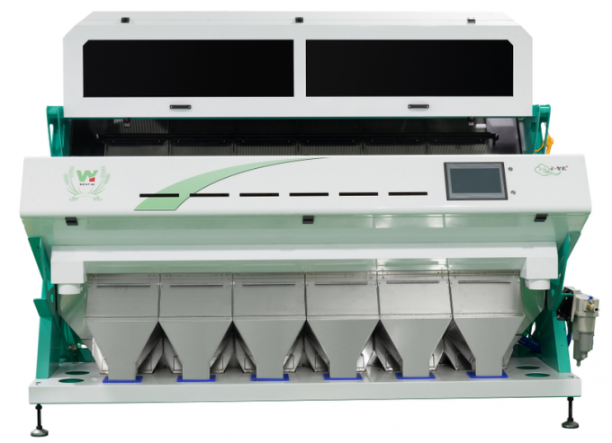 Máquina de classificação de cores de castanha de caju inteligente com sensor Toshiba CCD e câmera RGB 5