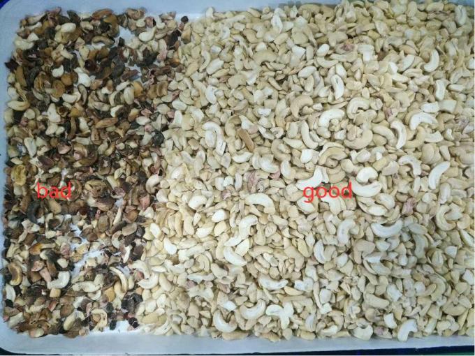 Máquina de classificação de cores de castanha de caju inteligente com sensor Toshiba CCD e câmera RGB 7