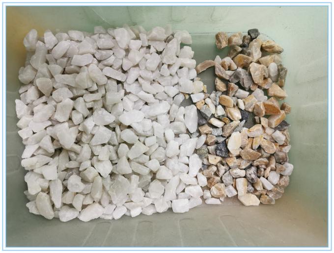 Alta Capacidade Wenyao Dupla camada Cinturão Seco e Molhado Minério de Pedra Máquina de Classificação de Cor Mineral com Ejector SMC 16 Buracos Bico 8