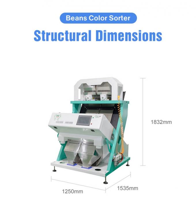 Wenyao preço de fábrica chinês totalmente automático feijão vermelho Rins feijão máquina de classificação de cores 4