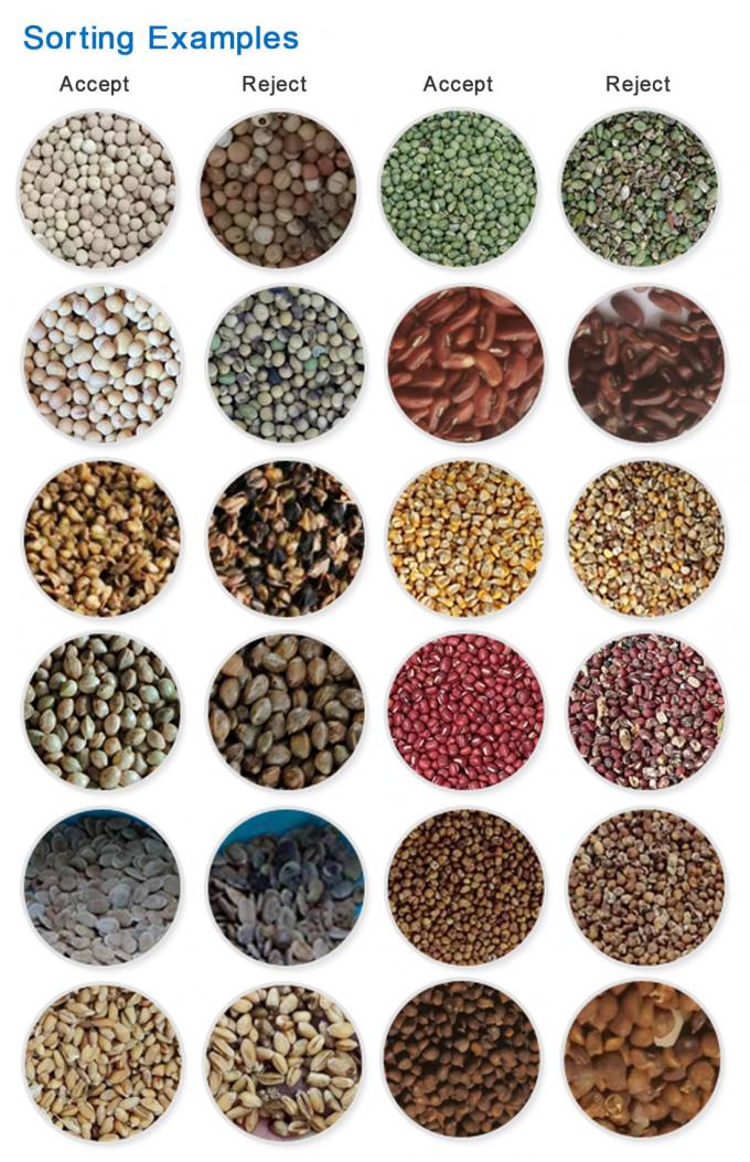 Máquina de triagem de cores ópticas Máquina de triagem de cores de milho milho centeio quinoa 1