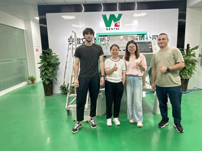 Máquina de classificação de cores de cinto de 1200 mm para arroz de grãos de minério com 99,99% de precisão 15