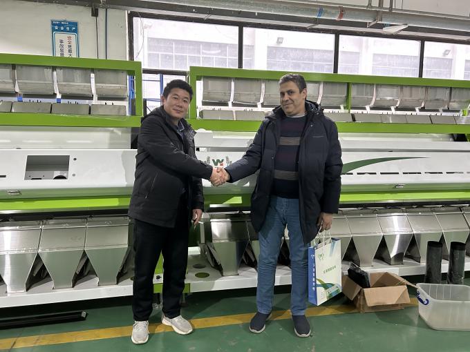 Máquina de classificação de cores de cinto de 1200 mm para arroz de grãos de minério com 99,99% de precisão 16