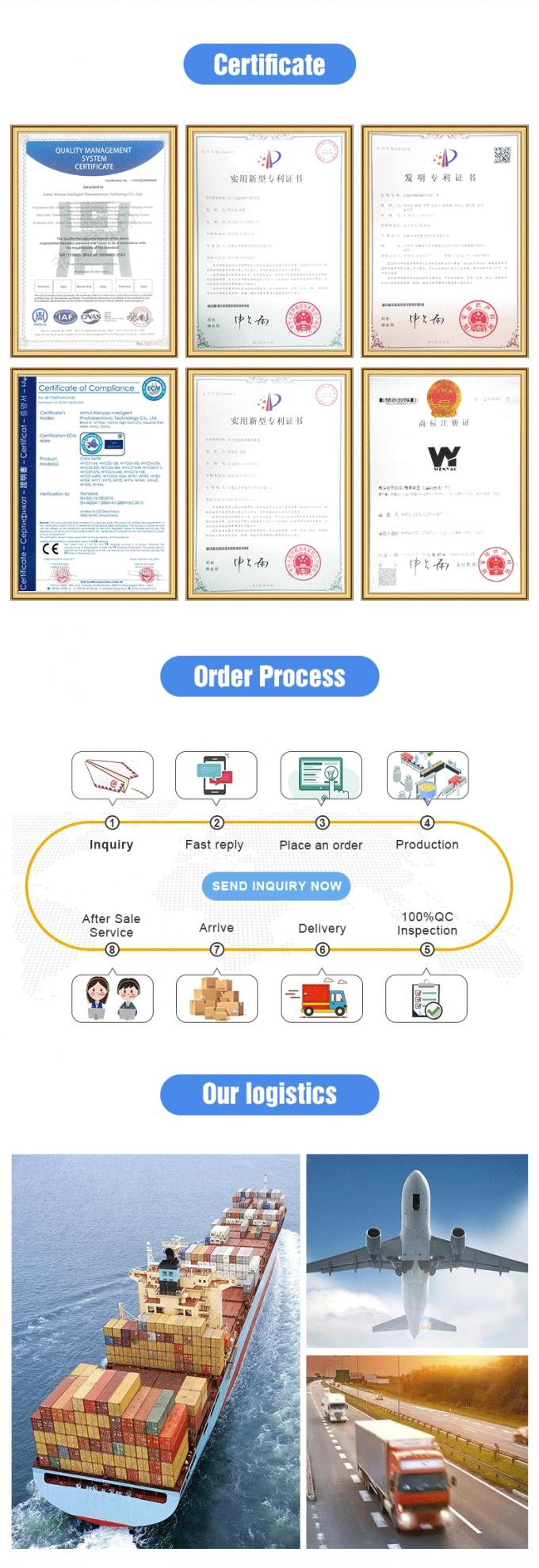 Wenyao Separação automática de cores Maquina de classificação de cores de mirtilos frescos 14