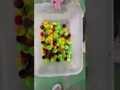Tipo de cinturão Máquina de classificação de cores de tampas de garrafas de plástico